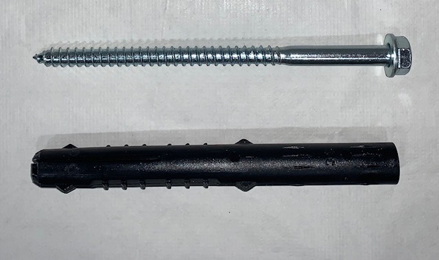 Extra strong expansion anchor for fixing H75 Beacons resistant to car impacts