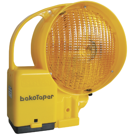 Ensemble de 5 balises de chantier lumineuses LED en CASCADE