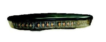 High intensity front rotative LED for traffic vehicles
