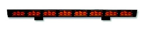 Directional bar with 8 LED spotlights of high intensity of LOW PROFILE.