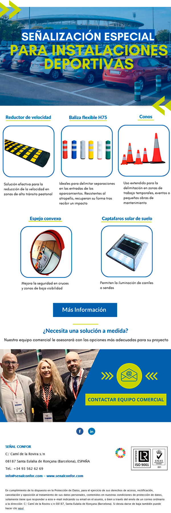 SENALCONFOR.COM - INSTALACIONES DEPORTIVAS