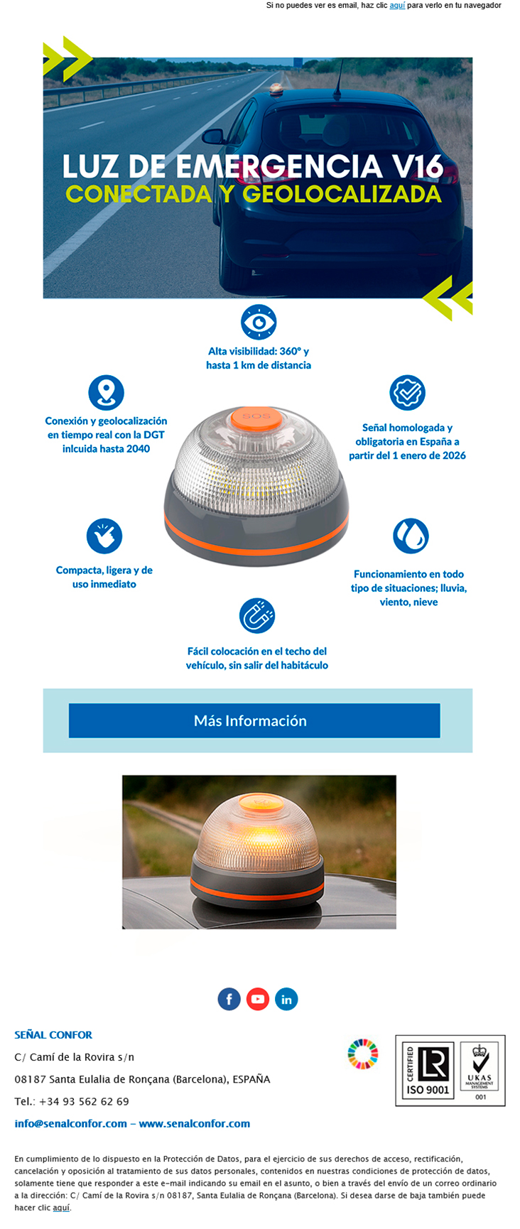 LUZ DE EMERGENCIA V16